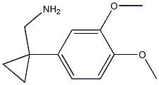 [1-(3,4-dimethoxyphenyl)cyclopropyl]methanamine Struktur