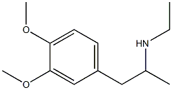 [1-(3,4-dimethoxyphenyl)propan-2-yl](ethyl)amine Struktur