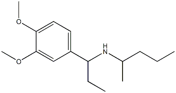 [1-(3,4-dimethoxyphenyl)propyl](pentan-2-yl)amine Struktur