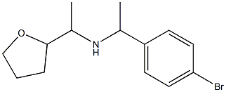 [1-(4-bromophenyl)ethyl][1-(oxolan-2-yl)ethyl]amine Struktur