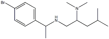 [1-(4-bromophenyl)ethyl][2-(dimethylamino)-4-methylpentyl]amine Struktur