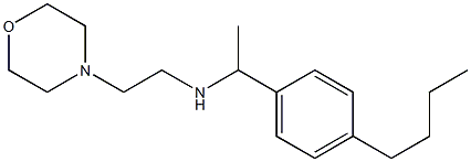 [1-(4-butylphenyl)ethyl][2-(morpholin-4-yl)ethyl]amine Struktur