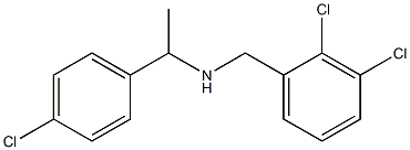 [1-(4-chlorophenyl)ethyl][(2,3-dichlorophenyl)methyl]amine Struktur