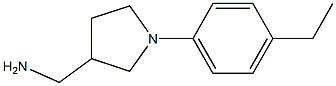 [1-(4-ethylphenyl)pyrrolidin-3-yl]methylamine Struktur