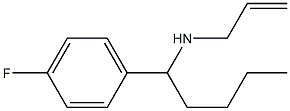 [1-(4-fluorophenyl)pentyl](prop-2-en-1-yl)amine Struktur