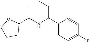 [1-(4-fluorophenyl)propyl][1-(oxolan-2-yl)ethyl]amine Struktur