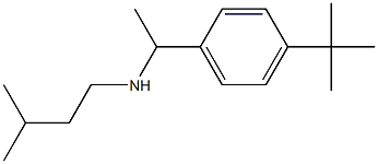 [1-(4-tert-butylphenyl)ethyl](3-methylbutyl)amine Struktur