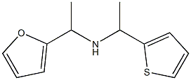 [1-(furan-2-yl)ethyl][1-(thiophen-2-yl)ethyl]amine Struktur