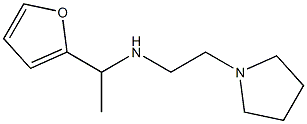 [1-(furan-2-yl)ethyl][2-(pyrrolidin-1-yl)ethyl]amine Struktur