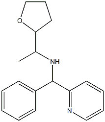 [1-(oxolan-2-yl)ethyl][phenyl(pyridin-2-yl)methyl]amine Struktur