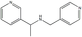 [1-(pyridin-3-yl)ethyl](pyridin-4-ylmethyl)amine Struktur