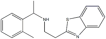 [2-(1,3-benzothiazol-2-yl)ethyl][1-(2-methylphenyl)ethyl]amine Struktur