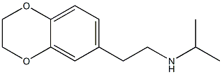 [2-(2,3-dihydro-1,4-benzodioxin-6-yl)ethyl](propan-2-yl)amine Struktur