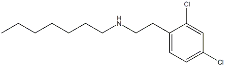 [2-(2,4-dichlorophenyl)ethyl](heptyl)amine Struktur