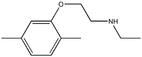 [2-(2,5-dimethylphenoxy)ethyl](ethyl)amine Struktur