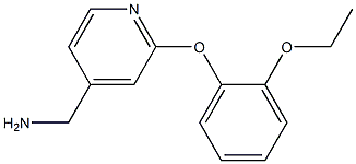 [2-(2-ethoxyphenoxy)pyridin-4-yl]methylamine Struktur