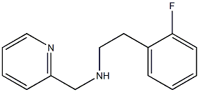 [2-(2-fluorophenyl)ethyl](pyridin-2-ylmethyl)amine Struktur