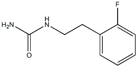 [2-(2-fluorophenyl)ethyl]urea Struktur