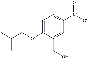 [2-(2-methylpropoxy)-5-nitrophenyl]methanol Struktur