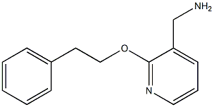 [2-(2-phenylethoxy)pyridin-3-yl]methanamine Struktur