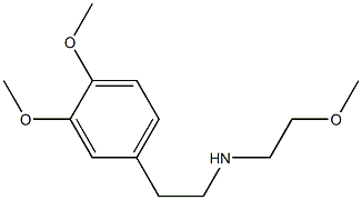 [2-(3,4-dimethoxyphenyl)ethyl](2-methoxyethyl)amine Struktur