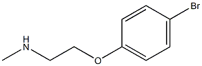 [2-(4-bromophenoxy)ethyl](methyl)amine Struktur