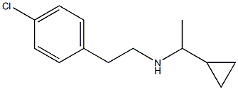 [2-(4-chlorophenyl)ethyl](1-cyclopropylethyl)amine Struktur