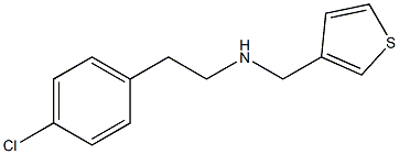 [2-(4-chlorophenyl)ethyl](thiophen-3-ylmethyl)amine Struktur