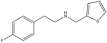 [2-(4-fluorophenyl)ethyl](thiophen-2-ylmethyl)amine Struktur