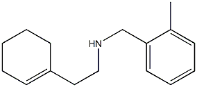 [2-(cyclohex-1-en-1-yl)ethyl][(2-methylphenyl)methyl]amine Struktur