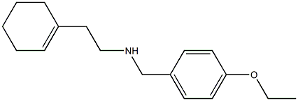 [2-(cyclohex-1-en-1-yl)ethyl][(4-ethoxyphenyl)methyl]amine Struktur