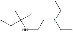 [2-(diethylamino)ethyl](2-methylbutan-2-yl)amine Struktur