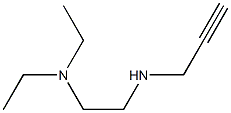 [2-(diethylamino)ethyl](prop-2-yn-1-yl)amine Struktur