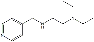 [2-(diethylamino)ethyl](pyridin-4-ylmethyl)amine Struktur