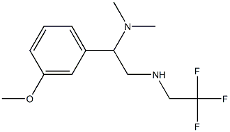 [2-(dimethylamino)-2-(3-methoxyphenyl)ethyl](2,2,2-trifluoroethyl)amine Struktur