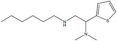 [2-(dimethylamino)-2-(thiophen-2-yl)ethyl](hexyl)amine Struktur