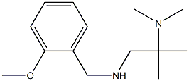 [2-(dimethylamino)-2-methylpropyl][(2-methoxyphenyl)methyl]amine Struktur