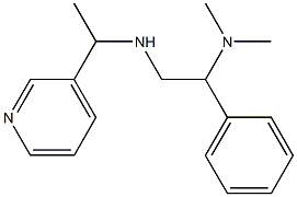 [2-(dimethylamino)-2-phenylethyl][1-(pyridin-3-yl)ethyl]amine Struktur