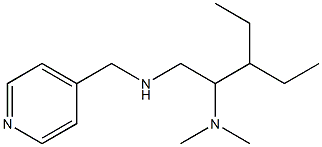 [2-(dimethylamino)-3-ethylpentyl](pyridin-4-ylmethyl)amine Struktur