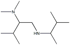 [2-(dimethylamino)-3-methylbutyl](3-methylbutan-2-yl)amine Struktur