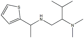 [2-(dimethylamino)-3-methylbutyl][1-(thiophen-2-yl)ethyl]amine Struktur