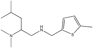 [2-(dimethylamino)-4-methylpentyl][(5-methylthiophen-2-yl)methyl]amine Struktur