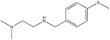 [2-(dimethylamino)ethyl]({[4-(methylsulfanyl)phenyl]methyl})amine Struktur