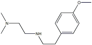 [2-(dimethylamino)ethyl][2-(4-methoxyphenyl)ethyl]amine Struktur