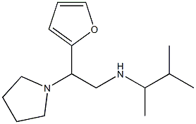 [2-(furan-2-yl)-2-(pyrrolidin-1-yl)ethyl](3-methylbutan-2-yl)amine Struktur