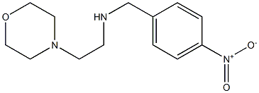 [2-(morpholin-4-yl)ethyl][(4-nitrophenyl)methyl]amine Struktur