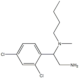 [2-amino-1-(2,4-dichlorophenyl)ethyl](butyl)methylamine Struktur