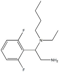 [2-amino-1-(2,6-difluorophenyl)ethyl](butyl)ethylamine Struktur