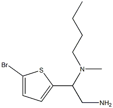 [2-amino-1-(5-bromothiophen-2-yl)ethyl](butyl)methylamine Struktur