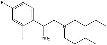 [2-amino-2-(2,4-difluorophenyl)ethyl]dibutylamine Struktur